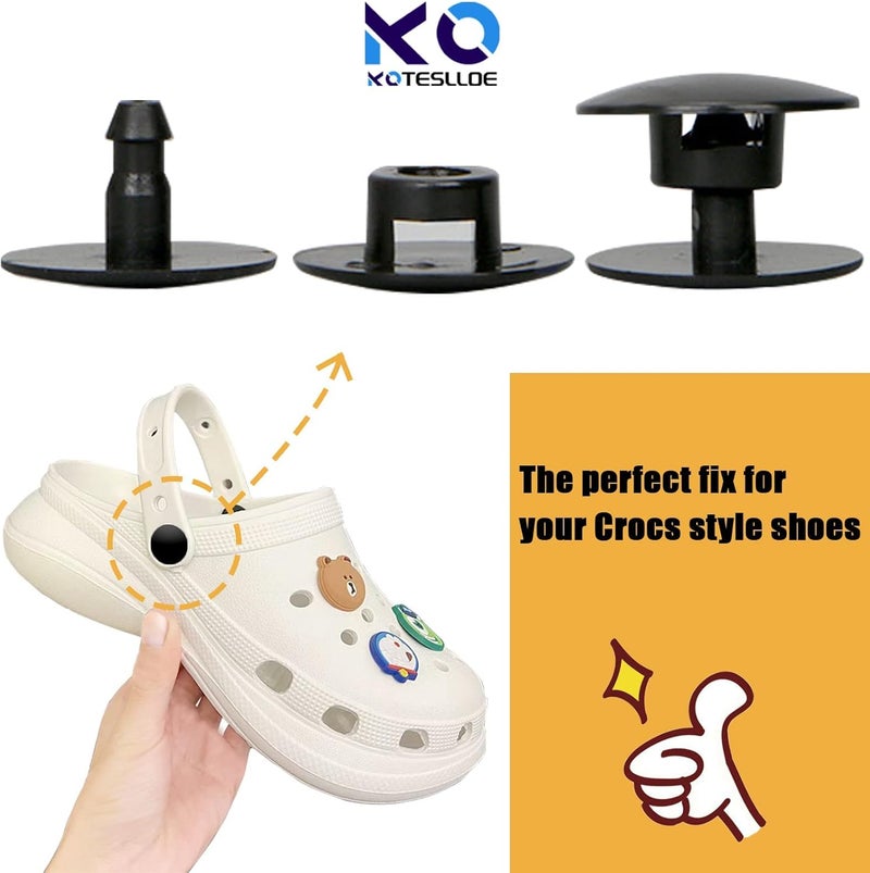 KOTESLLOE 8 Sets Replacement Rivets for Crocs, Replacement Parts for Crocs - Image 2